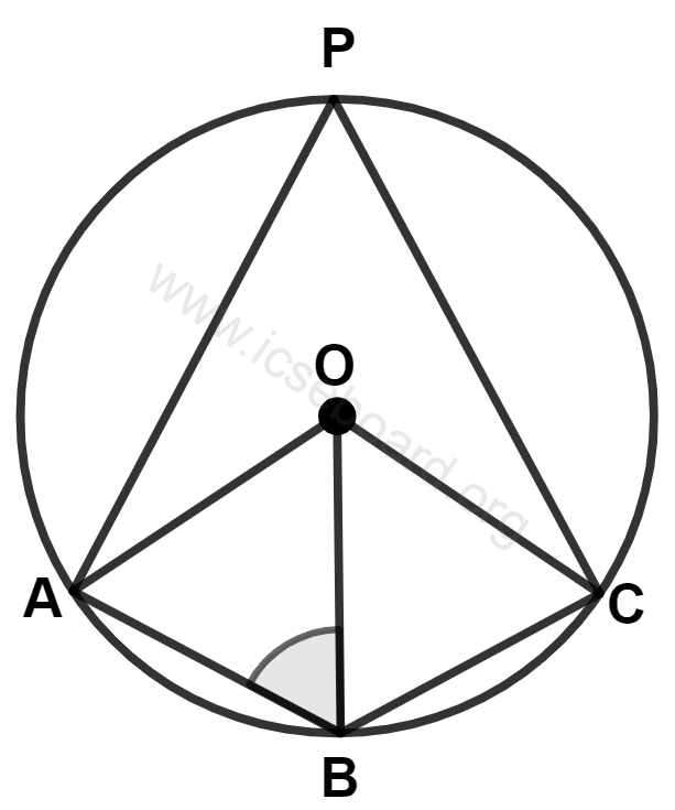 Concise Mathematics Selina Solutions Class 10 ICSE Chapter 17 Circles 109 In the given figure, AB is the side of regular pentagon and BC is the side of regular hexagon. Angle BAC is : Circles, Concise Mathematics Solutions ICSE Class 10.