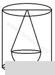 A solid is in the form of a right circular cone mounted on a hemisphere. The diameter of the base of the cone, which exactly coincides with hemisphere, is 7 cm and its height is 8 cm. The solid is placed in a cylindrical vessel of internal radius 7 cm and height 10 cm. How much water, in cm<sup>3</sup>, will be required to fill the vessel completely? Cylinder, Cone, Sphere, Concise Mathematics Solutions ICSE Class 10.