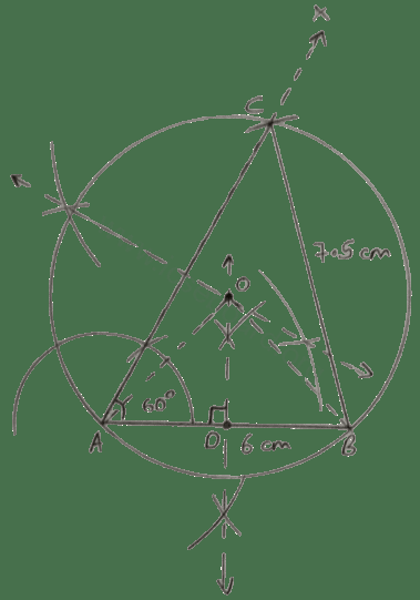 Concise Mathematics Selina Solutions Class 10 ICSE Chapter 19 Constructions (Circles) 12 Using ruler and compasses only. Constructions, Concise Mathematics Solutions ICSE Class 10.
